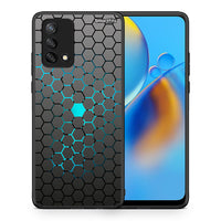 Thumbnail for Θήκη Oppo A74 4G Hexagonal Geometric από τη Smartfits με σχέδιο στο πίσω μέρος και μαύρο περίβλημα | Oppo A74 4G Hexagonal Geometric case with colorful back and black bezels
