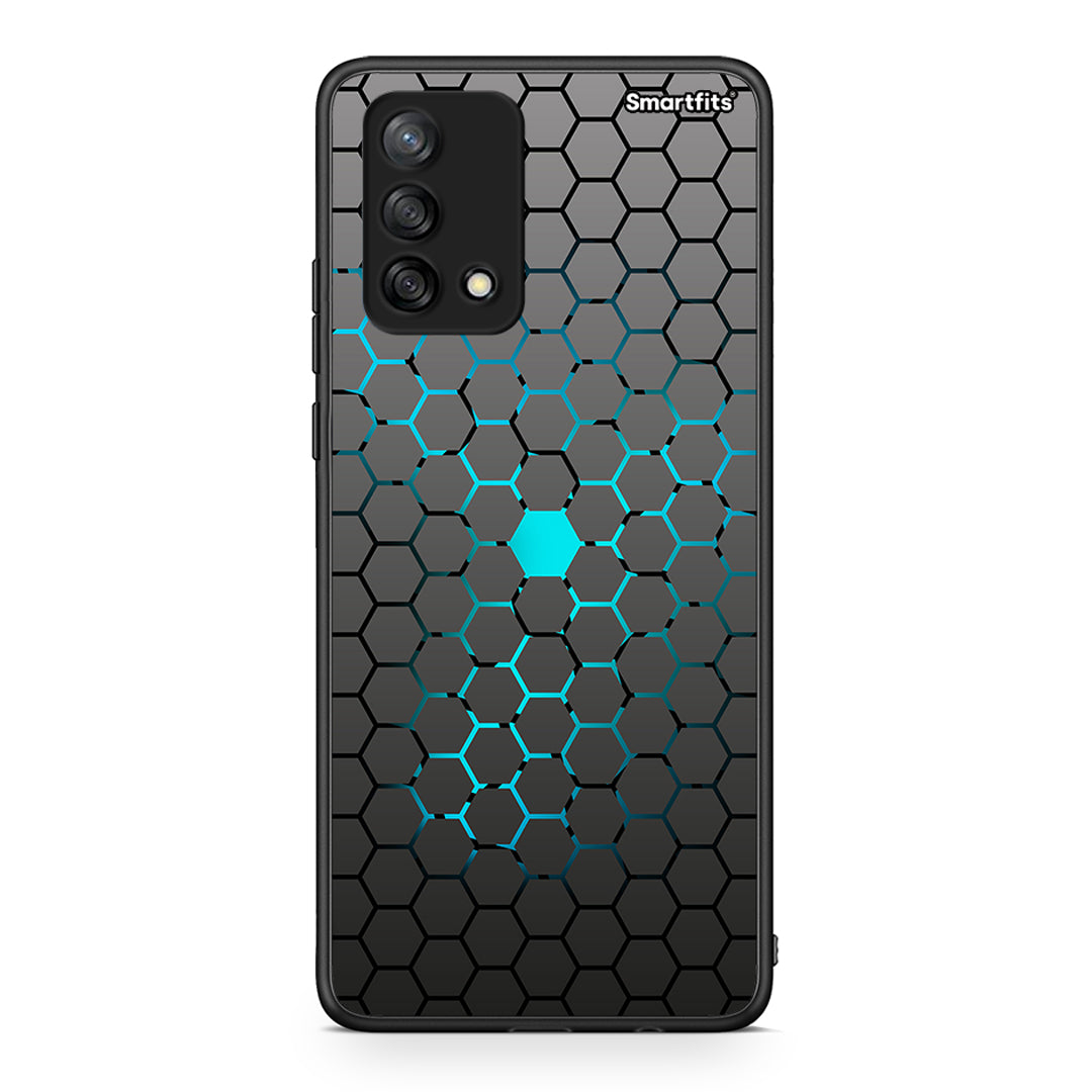 40 - Oppo A74 4G Hexagonal Geometric case, cover, bumper