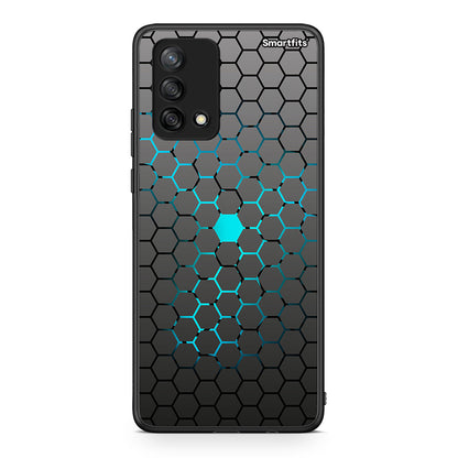 40 - Oppo A74 4G Hexagonal Geometric case, cover, bumper