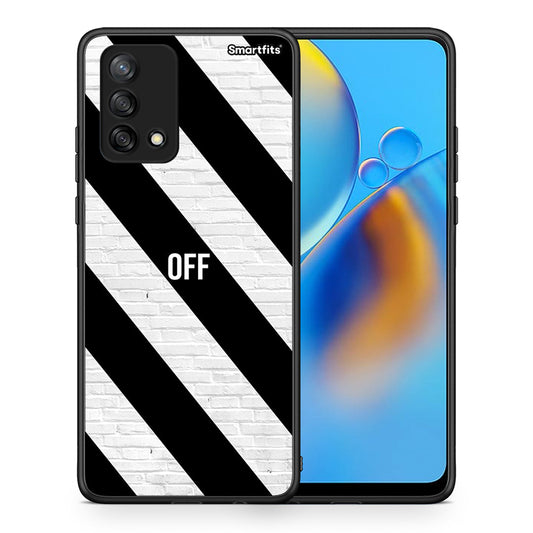 Θήκη Oppo A74 4G Get Off από τη Smartfits με σχέδιο στο πίσω μέρος και μαύρο περίβλημα | Oppo A74 4G Get Off case with colorful back and black bezels