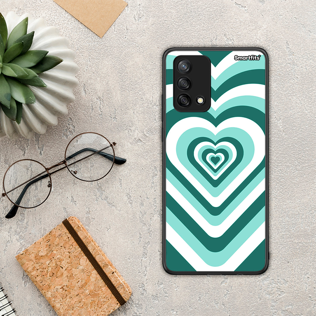 Green Hearts - Oppo A74 4G θήκη