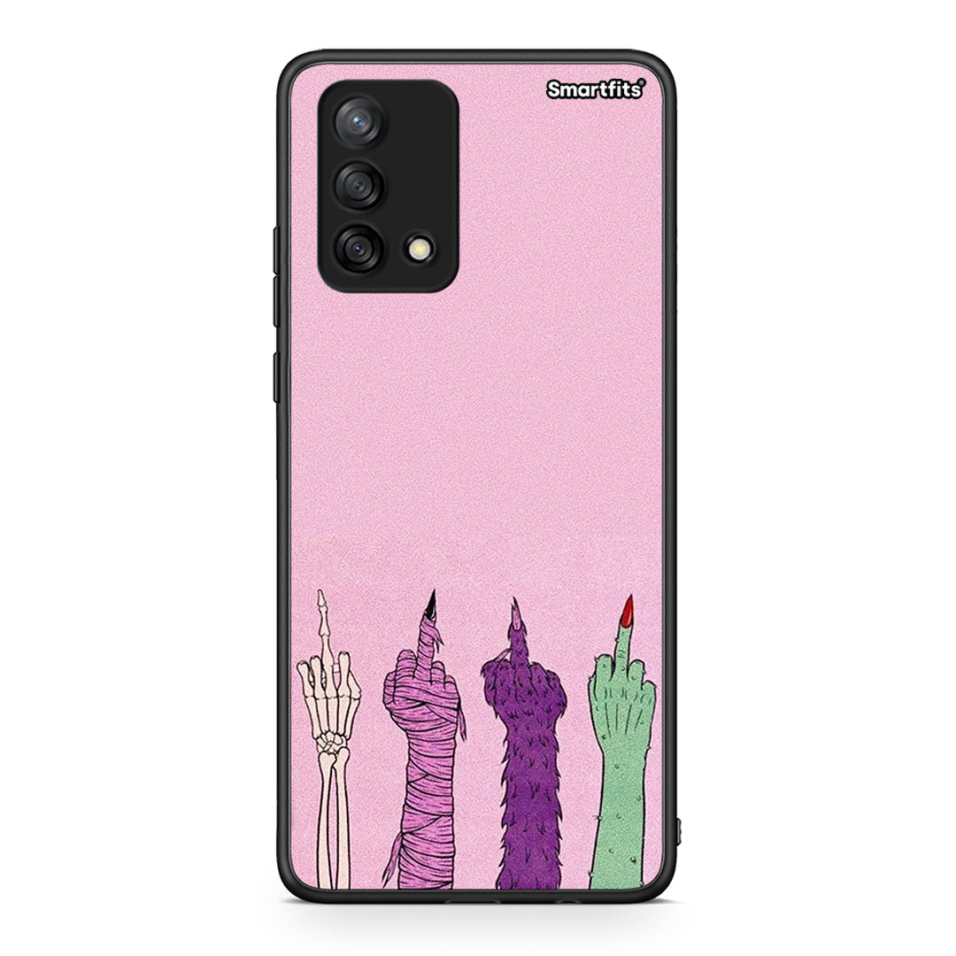 Oppo A74 4G Halloween Be A Lady Θήκη από τη Smartfits με σχέδιο στο πίσω μέρος και μαύρο περίβλημα | Smartphone case with colorful back and black bezels by Smartfits