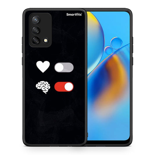 Heart Vs Brain - Oppo A74 4G θήκη