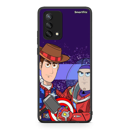 Oppo A74 4G Infinity Story θήκη από τη Smartfits με σχέδιο στο πίσω μέρος και μαύρο περίβλημα | Smartphone case with colorful back and black bezels by Smartfits