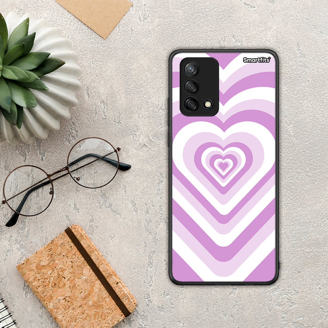 Lilac Hearts - Oppo A74 4G θήκη