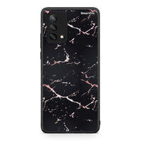 Thumbnail for 4 - Oppo A74 4G Black Rosegold Marble case, cover, bumper