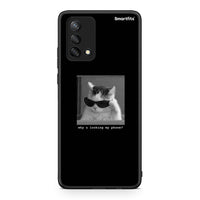 Thumbnail for Oppo A74 4G Meme Cat θήκη από τη Smartfits με σχέδιο στο πίσω μέρος και μαύρο περίβλημα | Smartphone case with colorful back and black bezels by Smartfits