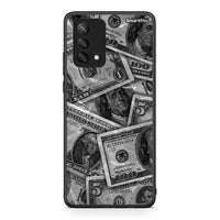 Thumbnail for Oppo A74 4G Money Dollars θήκη από τη Smartfits με σχέδιο στο πίσω μέρος και μαύρο περίβλημα | Smartphone case with colorful back and black bezels by Smartfits