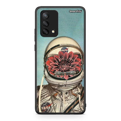 Oppo A74 4G Nasa Bloom θήκη από τη Smartfits με σχέδιο στο πίσω μέρος και μαύρο περίβλημα | Smartphone case with colorful back and black bezels by Smartfits