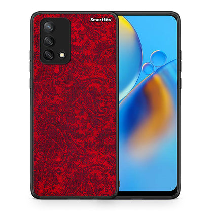 Θήκη Oppo A74 4G Paisley Cashmere από τη Smartfits με σχέδιο στο πίσω μέρος και μαύρο περίβλημα | Oppo A74 4G Paisley Cashmere case with colorful back and black bezels