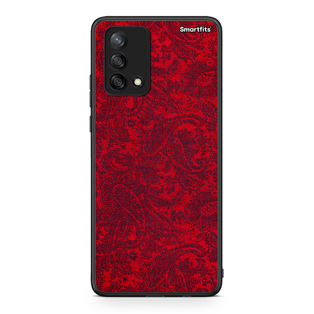 Oppo A74 4G Paisley Cashmere θήκη από τη Smartfits με σχέδιο στο πίσω μέρος και μαύρο περίβλημα | Smartphone case with colorful back and black bezels by Smartfits
