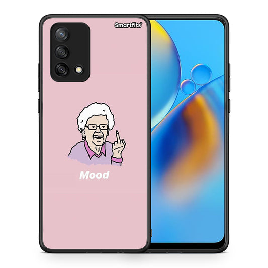 Θήκη Oppo A74 4G Mood PopArt από τη Smartfits με σχέδιο στο πίσω μέρος και μαύρο περίβλημα | Oppo A74 4G Mood PopArt case with colorful back and black bezels