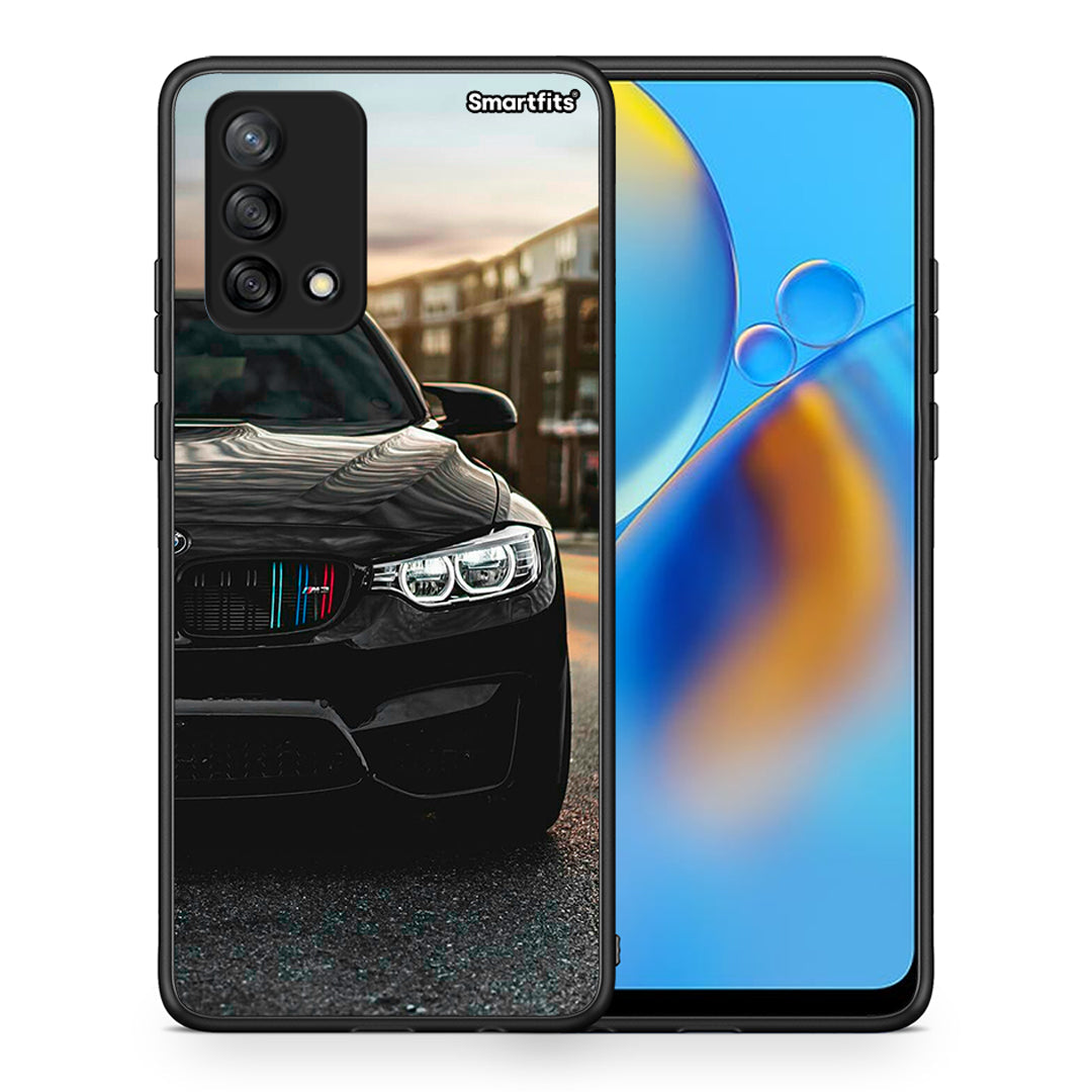 Θήκη Oppo A74 4G M3 Racing από τη Smartfits με σχέδιο στο πίσω μέρος και μαύρο περίβλημα | Oppo A74 4G M3 Racing case with colorful back and black bezels