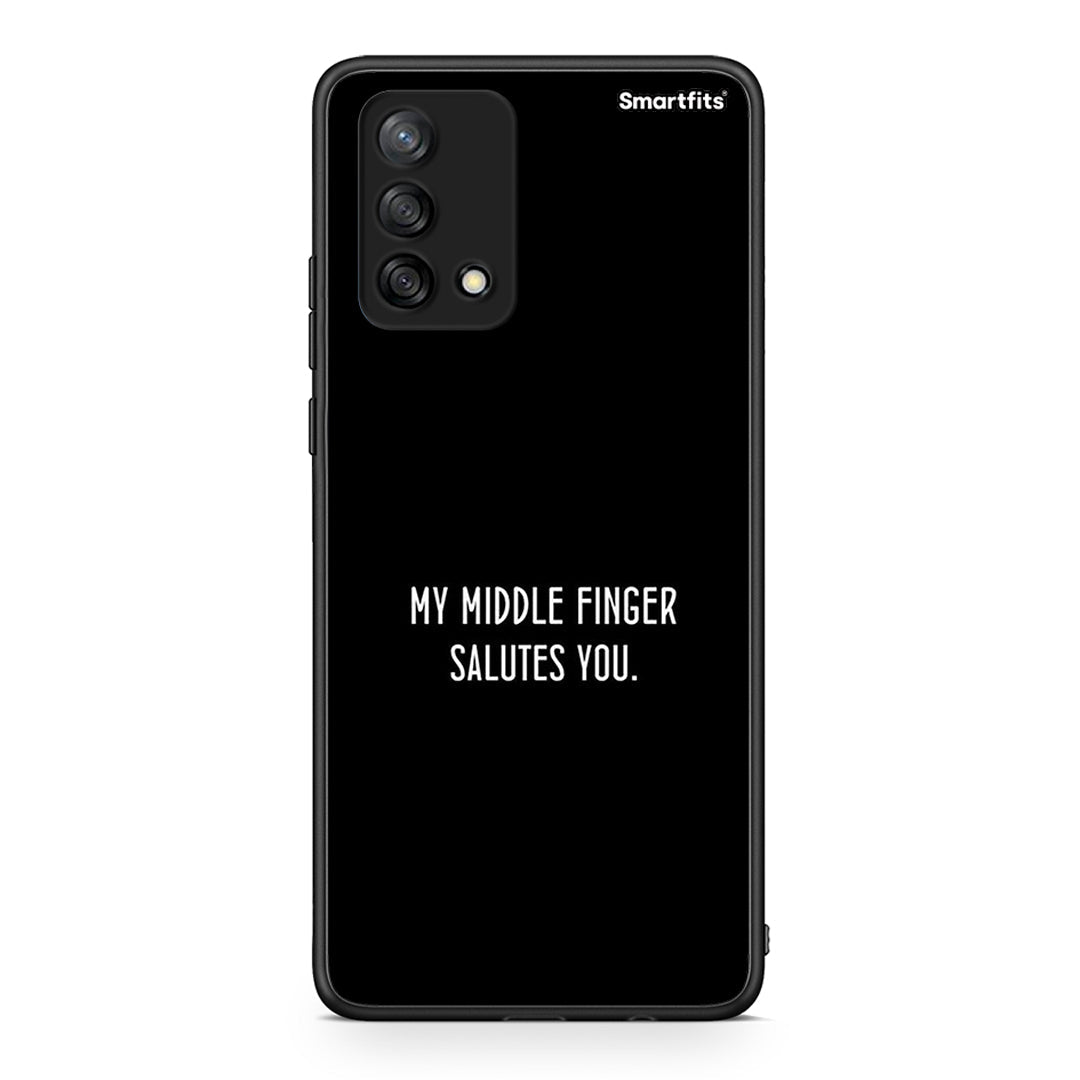 Oppo A74 4G Salute θήκη από τη Smartfits με σχέδιο στο πίσω μέρος και μαύρο περίβλημα | Smartphone case with colorful back and black bezels by Smartfits