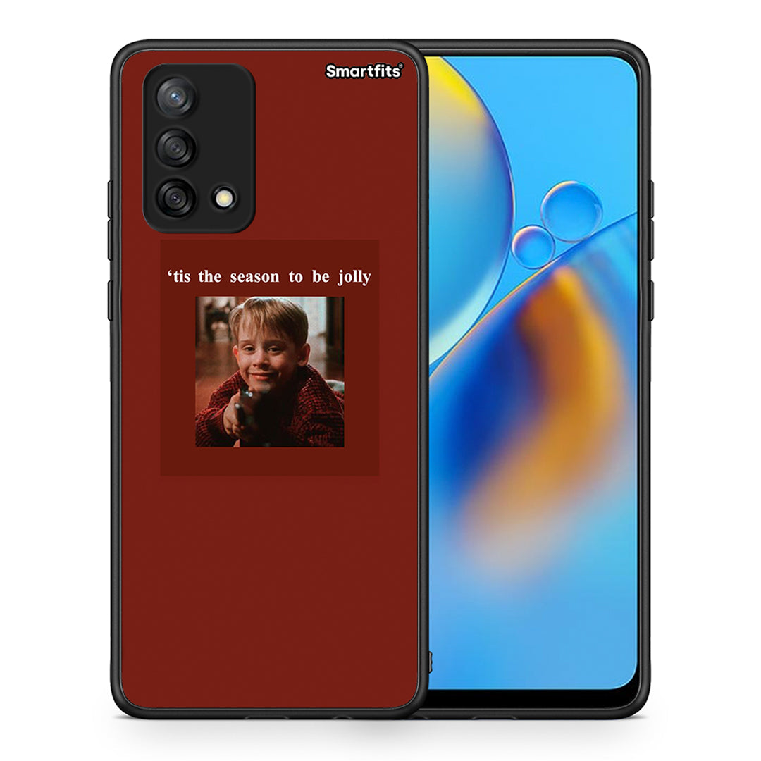 Θήκη Oppo A74 4G Xmas Ultimate Spirit από τη Smartfits με σχέδιο στο πίσω μέρος και μαύρο περίβλημα | Oppo A74 4G Xmas Ultimate Spirit case with colorful back and black bezels