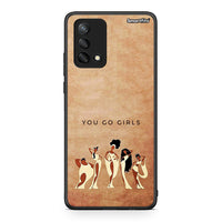 Thumbnail for Oppo A74 4G You Go Girl θήκη από τη Smartfits με σχέδιο στο πίσω μέρος και μαύρο περίβλημα | Smartphone case with colorful back and black bezels by Smartfits