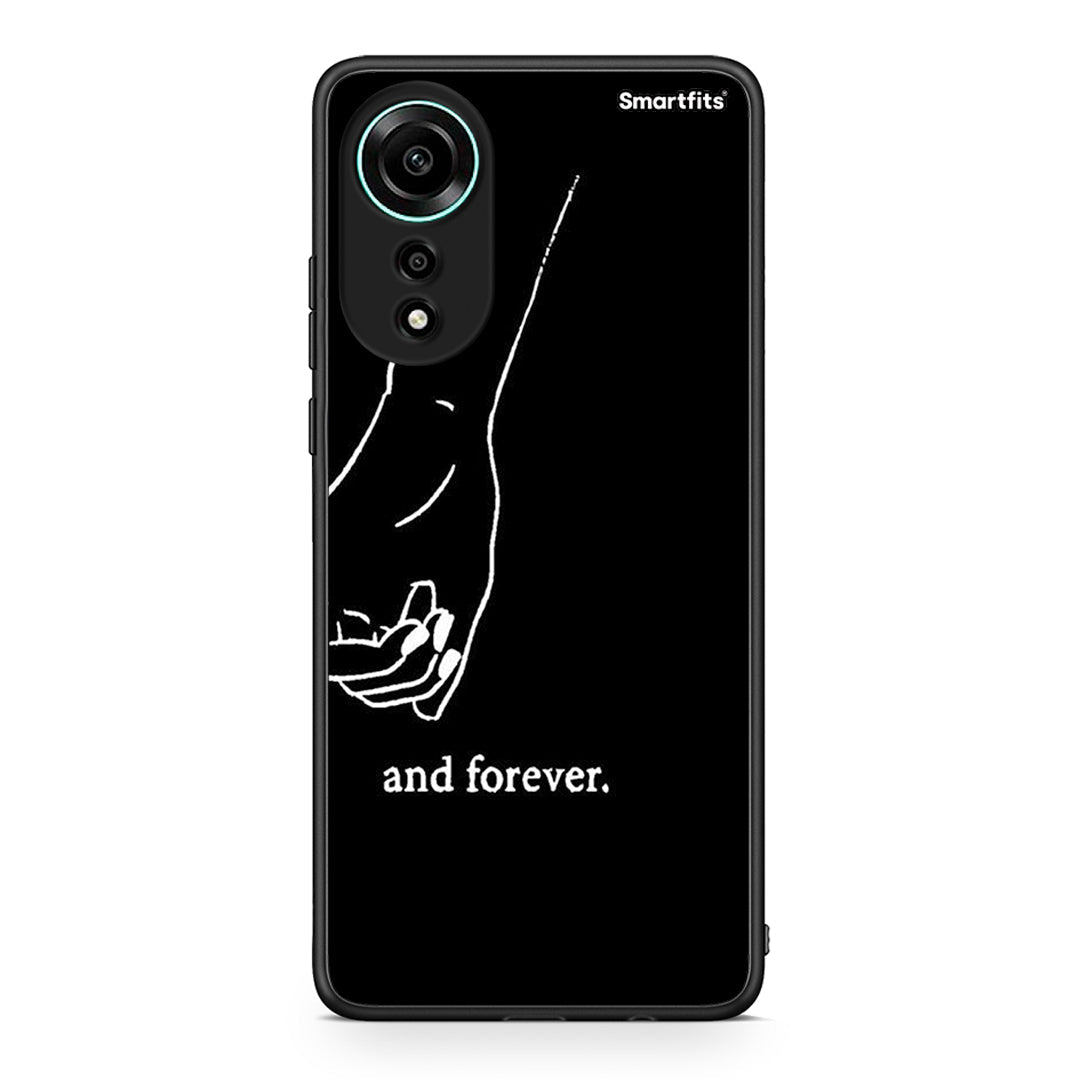 Oppo A78 4G Always & Forever 2 Θήκη Αγίου Βαλεντίνου από τη Smartfits με σχέδιο στο πίσω μέρος και μαύρο περίβλημα | Smartphone case with colorful back and black bezels by Smartfits