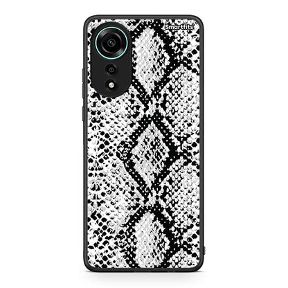 24 - Oppo A78 4G White Snake Animal case, cover, bumper