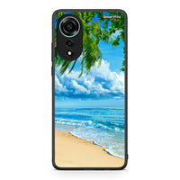 Thumbnail for Oppo A78 4G Beautiful Beach θήκη από τη Smartfits με σχέδιο στο πίσω μέρος και μαύρο περίβλημα | Smartphone case with colorful back and black bezels by Smartfits