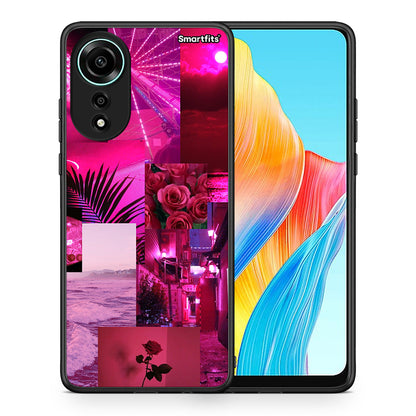 Collage Red Roses - Oppo A78 4G θήκη