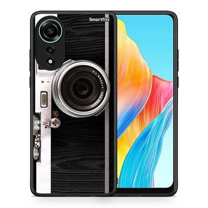 Θήκη Oppo A78 4G Emily In Paris από τη Smartfits με σχέδιο στο πίσω μέρος και μαύρο περίβλημα | Oppo A78 4G Emily In Paris case with colorful back and black bezels