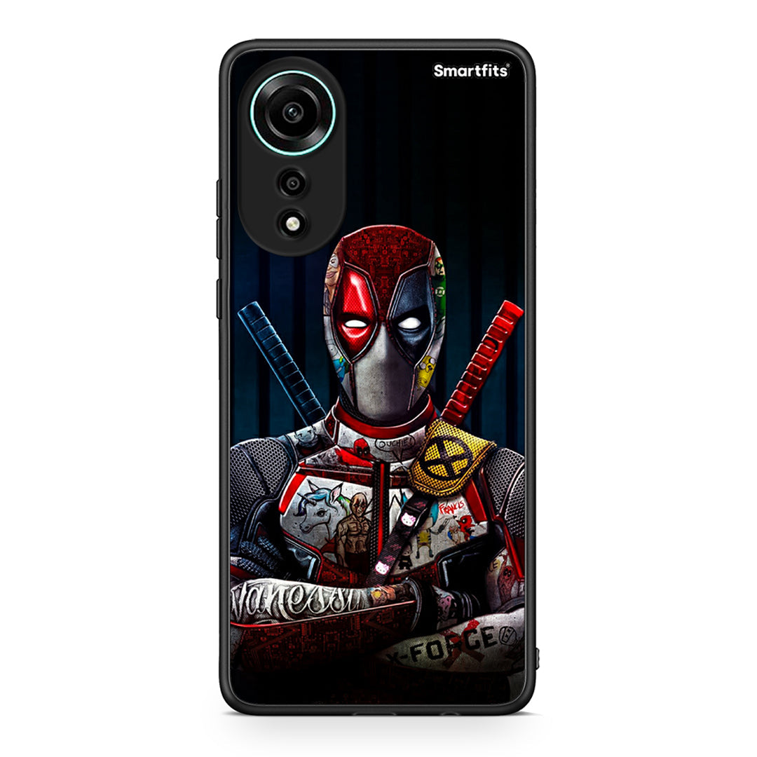 Oppo A78 4G Funny Guy θήκη από τη Smartfits με σχέδιο στο πίσω μέρος και μαύρο περίβλημα | Smartphone case with colorful back and black bezels by Smartfits