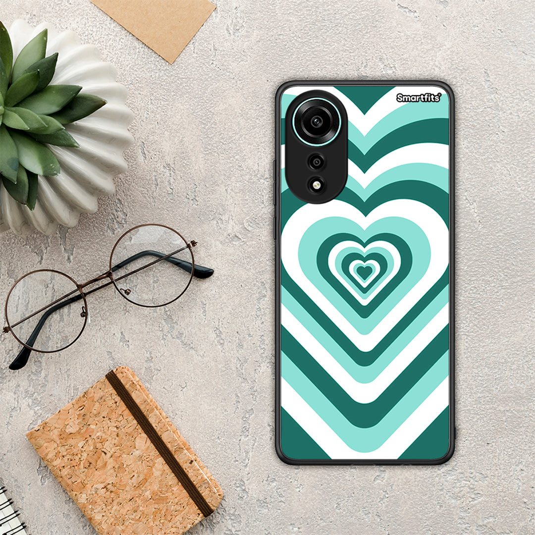 Green Hearts - Oppo A78 4G θήκη