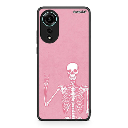 Oppo A78 4G Halloween Motivation Θήκη από τη Smartfits με σχέδιο στο πίσω μέρος και μαύρο περίβλημα | Smartphone case with colorful back and black bezels by Smartfits