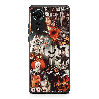 Oppo A78 4G Halloween Spooky Season Θήκη από τη Smartfits με σχέδιο στο πίσω μέρος και μαύρο περίβλημα | Smartphone case with colorful back and black bezels by Smartfits