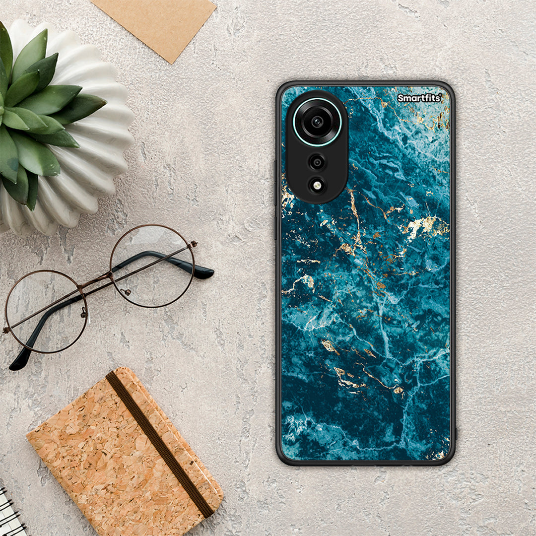 Marble Blue - Oppo A78 4G θήκη
