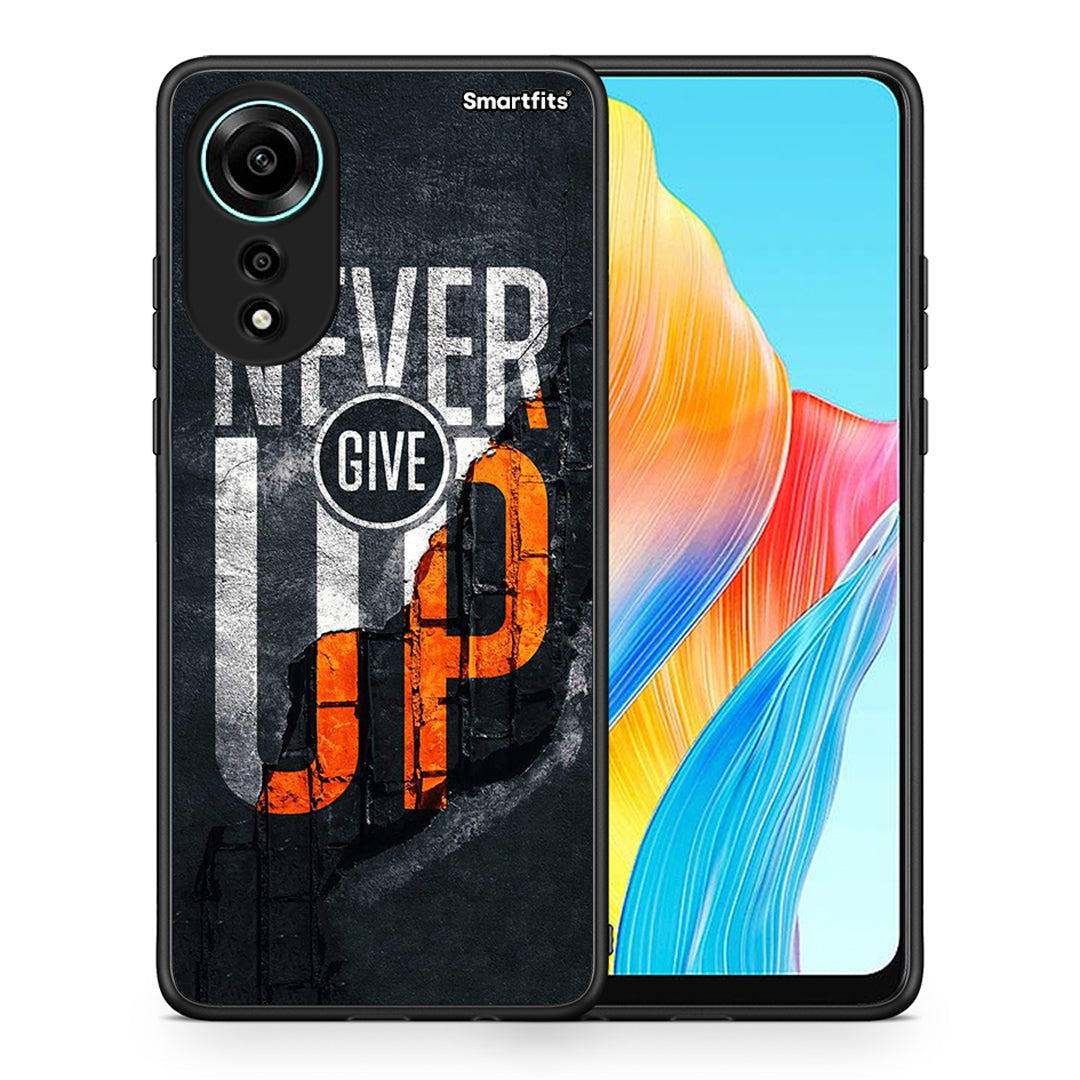 Never Give Up - Oppo A78 4G θήκη