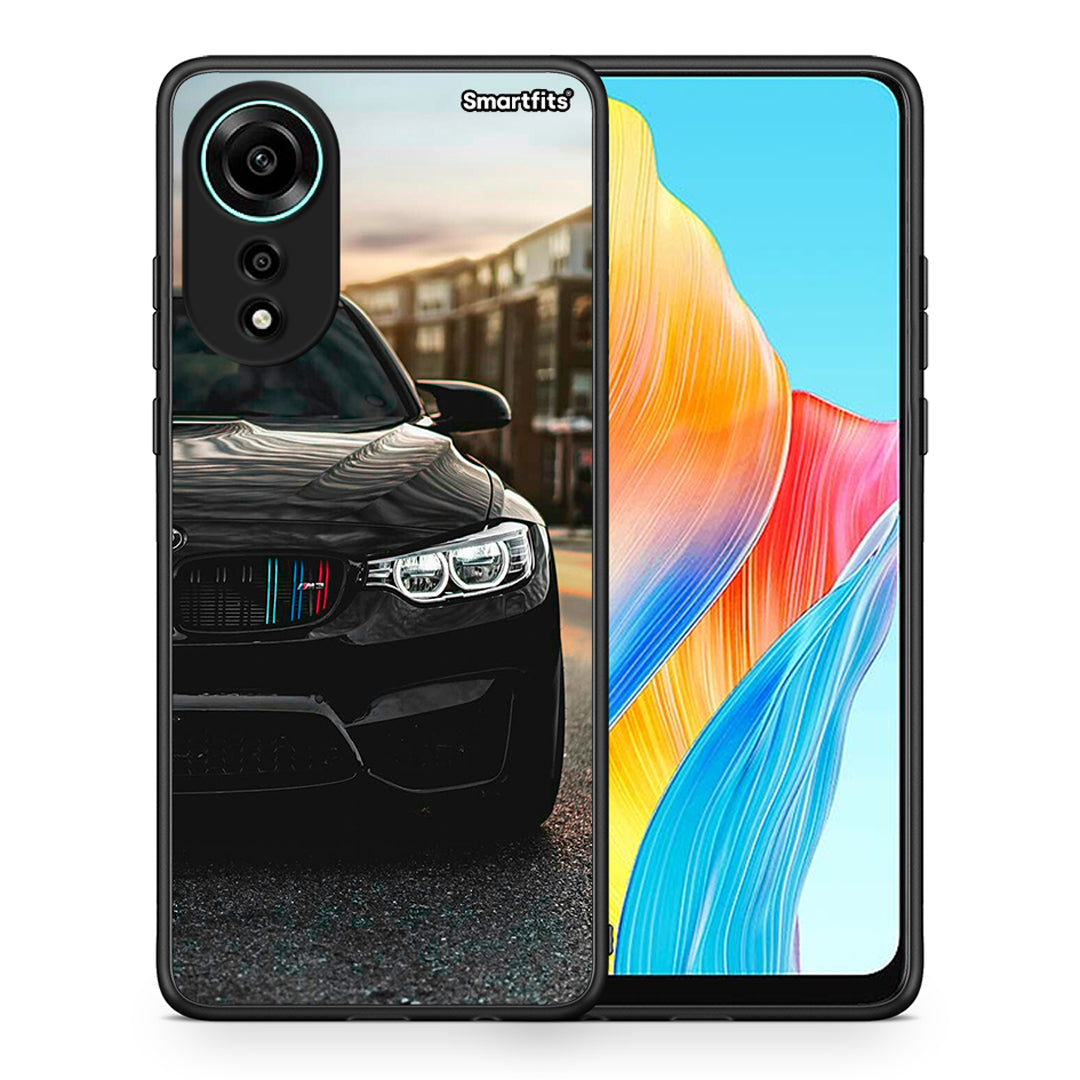 Θήκη Oppo A78 4G M3 Racing από τη Smartfits με σχέδιο στο πίσω μέρος και μαύρο περίβλημα | Oppo A78 4G M3 Racing case with colorful back and black bezels