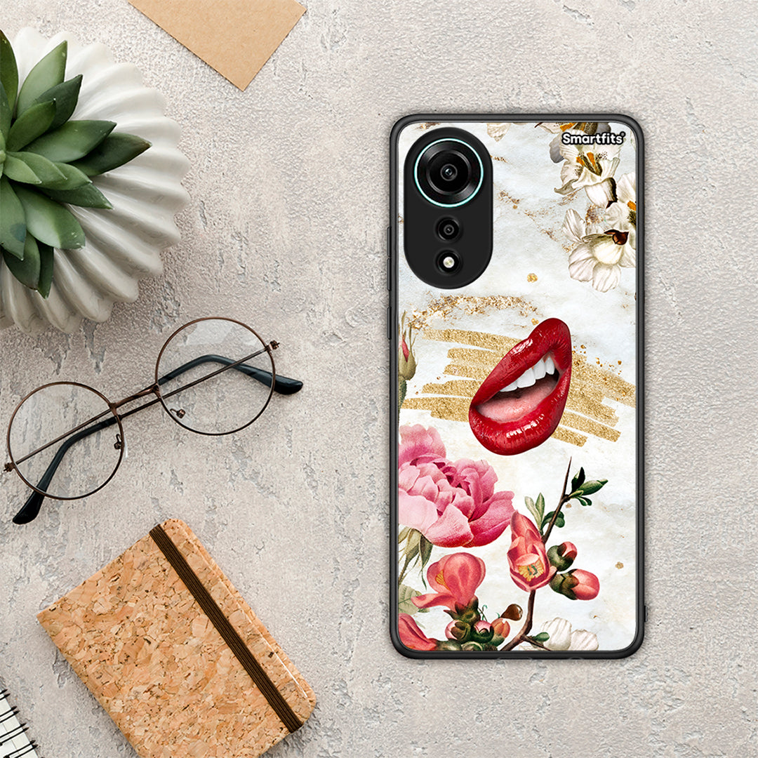 Red Lips - Oppo A78 4G θήκη