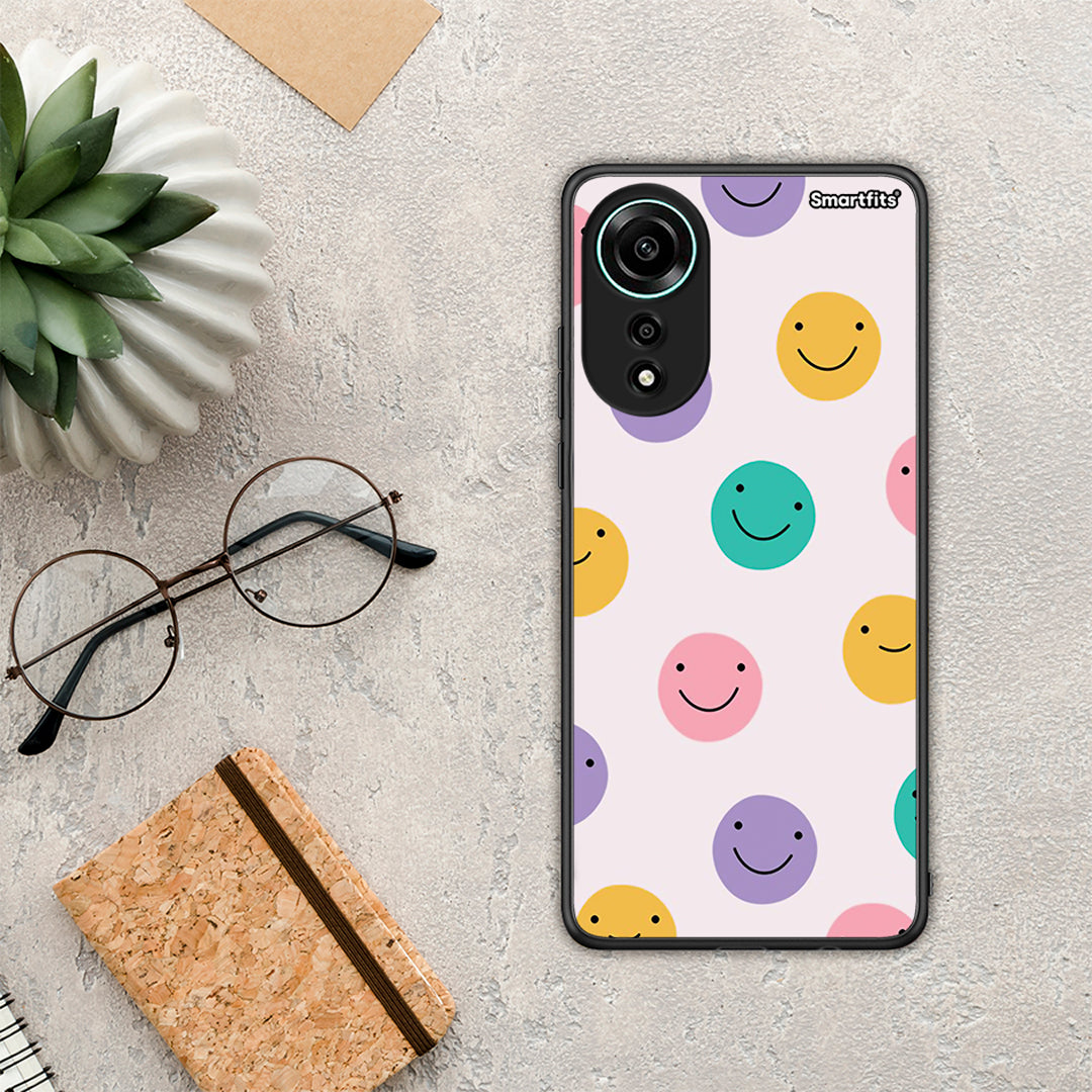 Smiley Faces - Oppo A78 4G θήκη