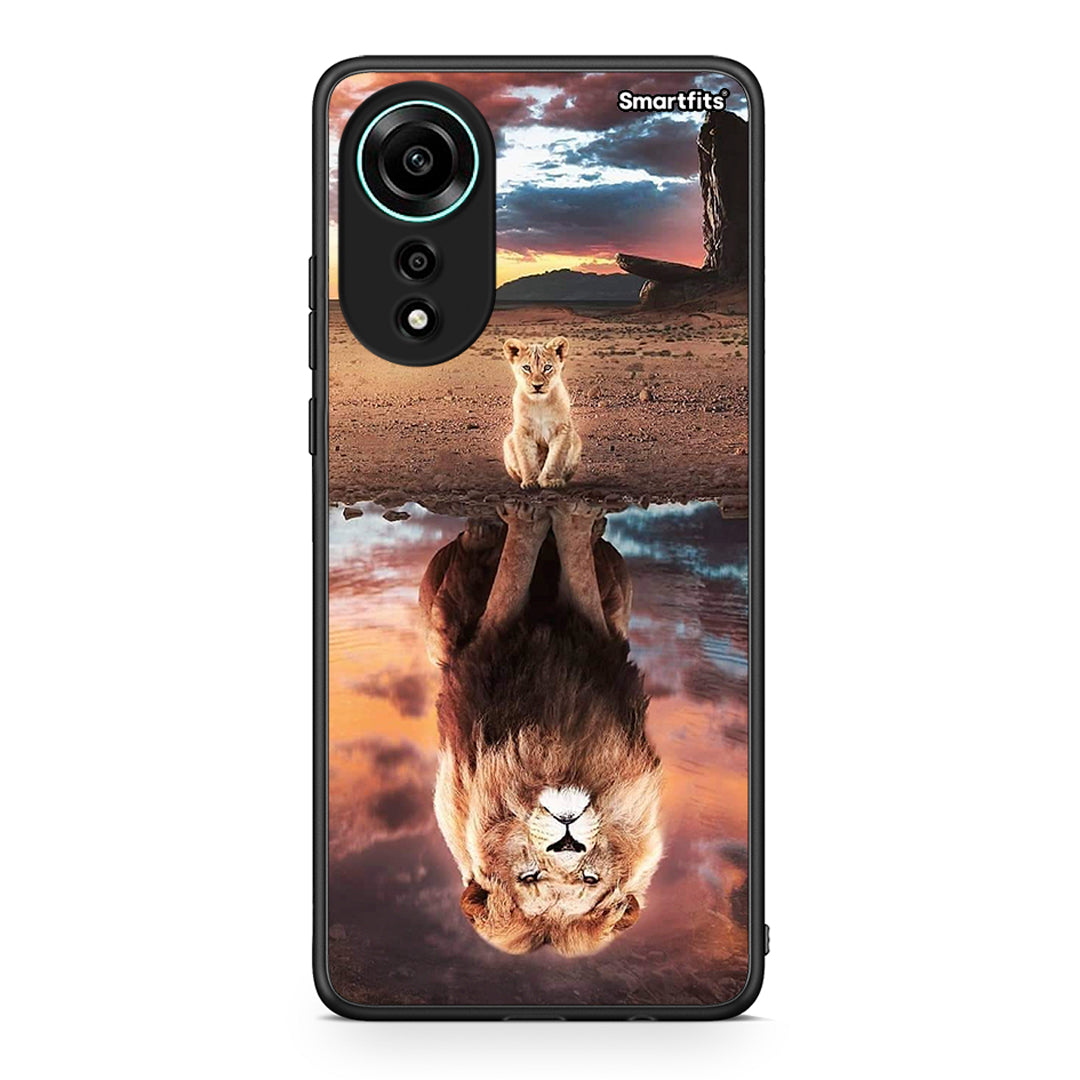 Oppo A78 4G Sunset Dreams Θήκη Αγίου Βαλεντίνου από τη Smartfits με σχέδιο στο πίσω μέρος και μαύρο περίβλημα | Smartphone case with colorful back and black bezels by Smartfits