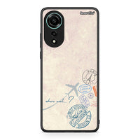 Thumbnail for Oppo A78 4G Where Next Θήκη από τη Smartfits με σχέδιο στο πίσω μέρος και μαύρο περίβλημα | Smartphone case with colorful back and black bezels by Smartfits