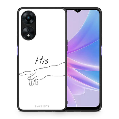 Θήκη Oppo A78 Aesthetic Love 2 από τη Smartfits με σχέδιο στο πίσω μέρος και μαύρο περίβλημα | Oppo A78 Aesthetic Love 2 Case with Colorful Back and Black Bezels
