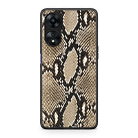 Thumbnail for Θήκη Oppo A78 Animal Fashion Snake από τη Smartfits με σχέδιο στο πίσω μέρος και μαύρο περίβλημα | Oppo A78 Animal Fashion Snake Case with Colorful Back and Black Bezels