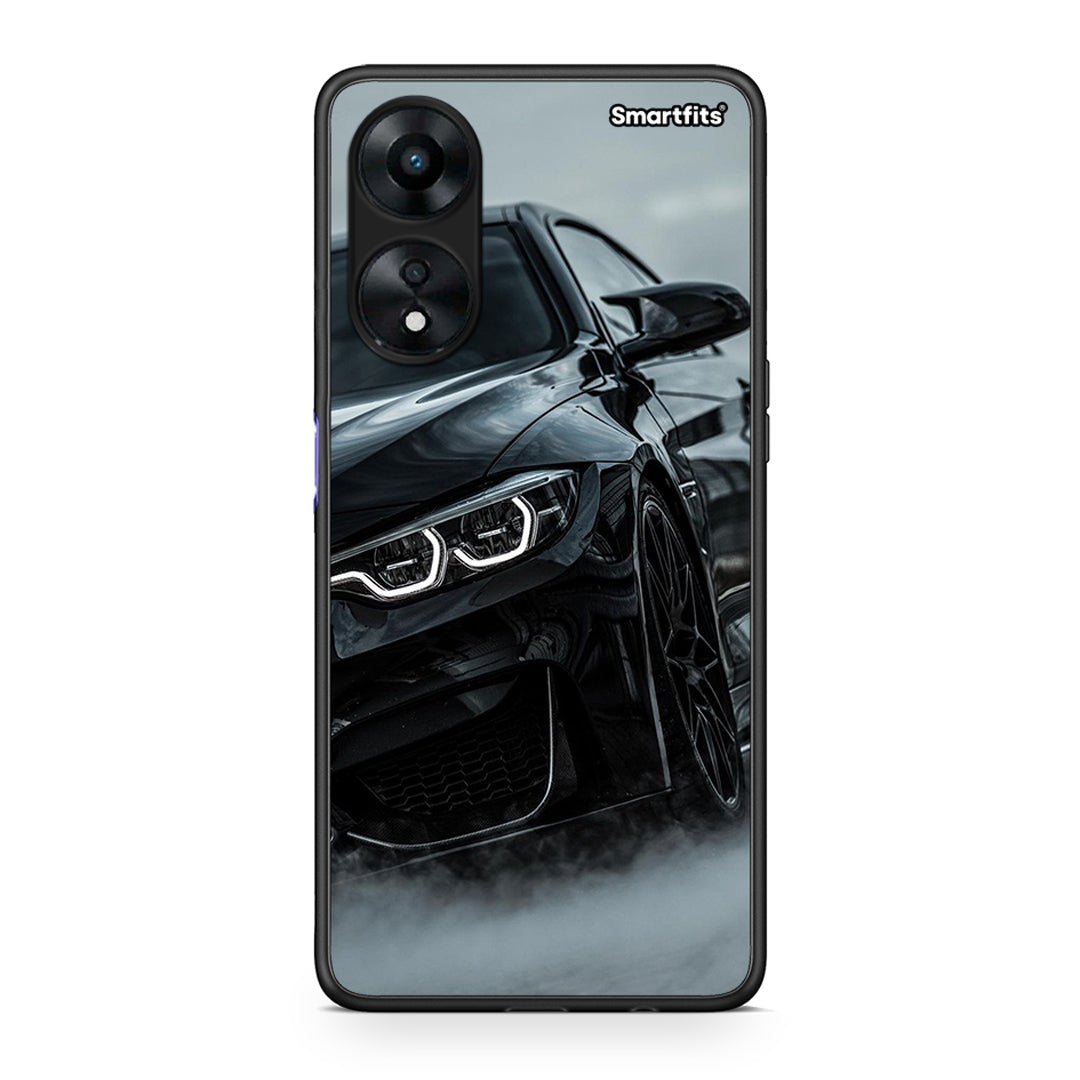 Θήκη Oppo A78 Black BMW από τη Smartfits με σχέδιο στο πίσω μέρος και μαύρο περίβλημα | Oppo A78 Black BMW Case with Colorful Back and Black Bezels