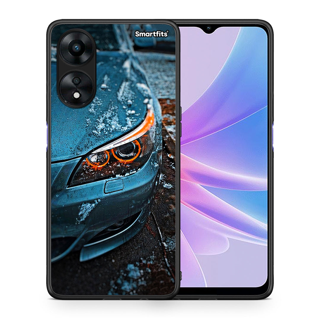 Θήκη Oppo A78 Bmw E60 από τη Smartfits με σχέδιο στο πίσω μέρος και μαύρο περίβλημα | Oppo A78 Bmw E60 Case with Colorful Back and Black Bezels