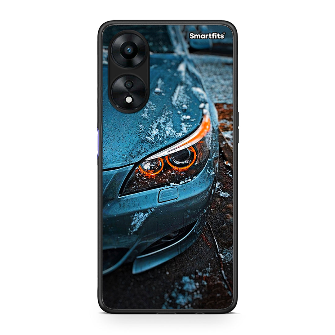 Θήκη Oppo A78 Bmw E60 από τη Smartfits με σχέδιο στο πίσω μέρος και μαύρο περίβλημα | Oppo A78 Bmw E60 Case with Colorful Back and Black Bezels