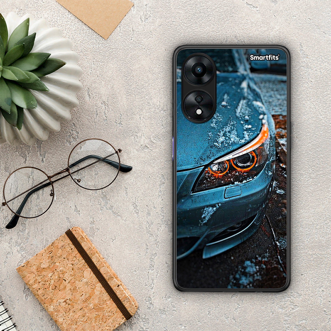 Θήκη Oppo A78 Bmw E60 από τη Smartfits με σχέδιο στο πίσω μέρος και μαύρο περίβλημα | Oppo A78 Bmw E60 Case with Colorful Back and Black Bezels