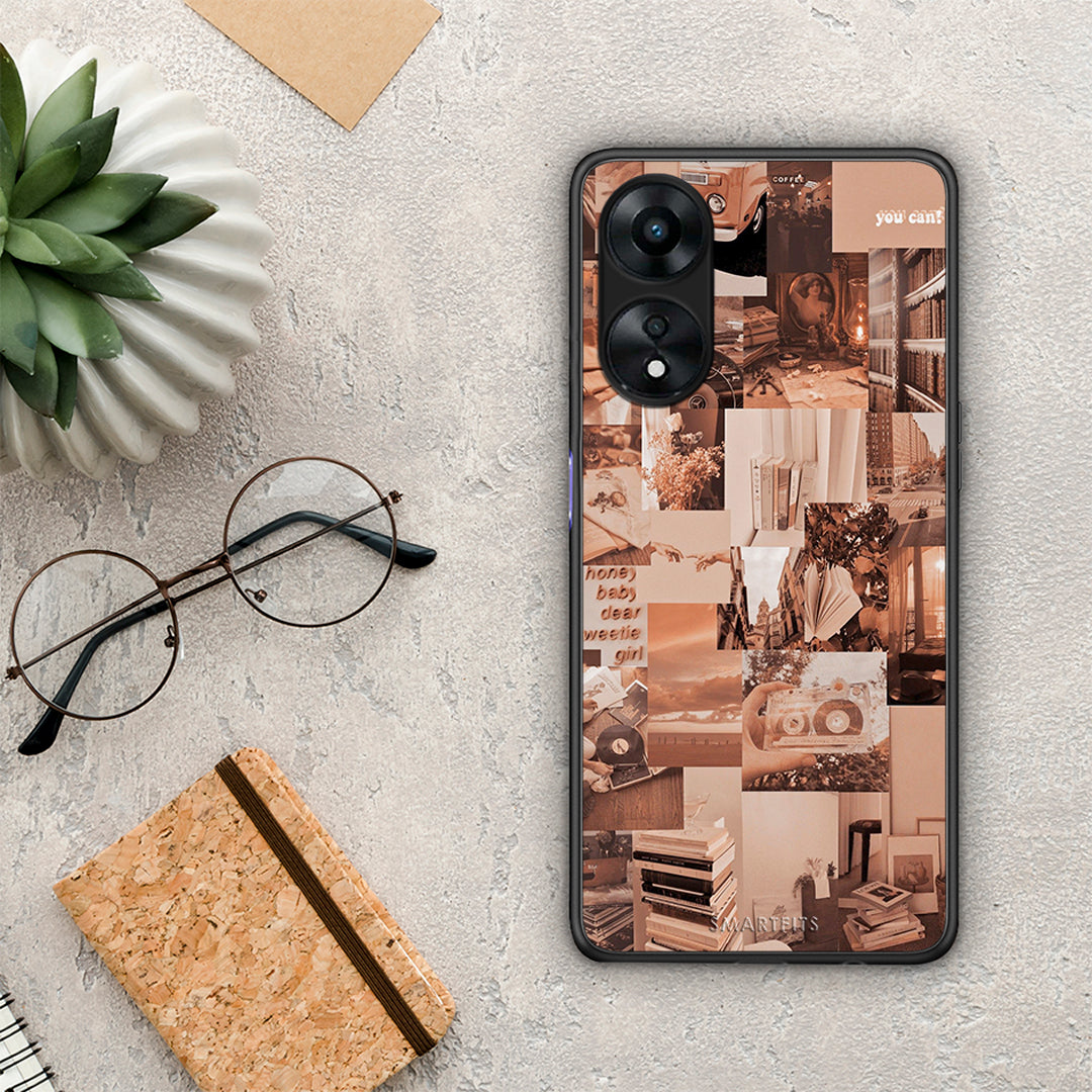 Θήκη Oppo A78 Collage You Can από τη Smartfits με σχέδιο στο πίσω μέρος και μαύρο περίβλημα | Oppo A78 Collage You Can Case with Colorful Back and Black Bezels