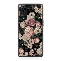 Thumbnail for Θήκη Oppo A78 Flower Wild Roses από τη Smartfits με σχέδιο στο πίσω μέρος και μαύρο περίβλημα | Oppo A78 Flower Wild Roses Case with Colorful Back and Black Bezels