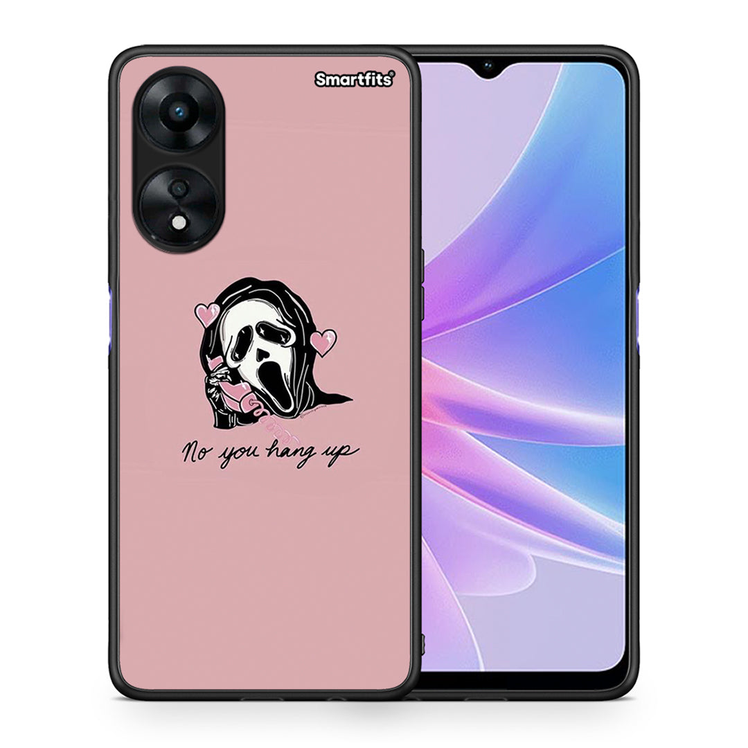 Θήκη Oppo A78 Halloween Hang Up από τη Smartfits με σχέδιο στο πίσω μέρος και μαύρο περίβλημα | Oppo A78 Halloween Hang Up Case with Colorful Back and Black Bezels