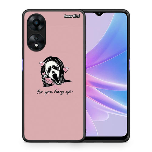 Θήκη Oppo A78 Halloween Hang Up από τη Smartfits με σχέδιο στο πίσω μέρος και μαύρο περίβλημα | Oppo A78 Halloween Hang Up Case with Colorful Back and Black Bezels