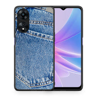 Thumbnail for Θήκη Oppo A78 Jeans Pocket από τη Smartfits με σχέδιο στο πίσω μέρος και μαύρο περίβλημα | Oppo A78 Jeans Pocket Case with Colorful Back and Black Bezels