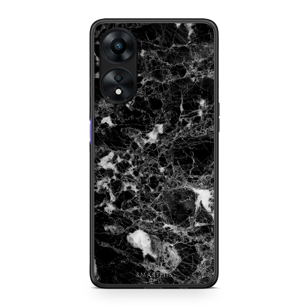 Θήκη Oppo A78 Marble Male από τη Smartfits με σχέδιο στο πίσω μέρος και μαύρο περίβλημα | Oppo A78 Marble Male Case with Colorful Back and Black Bezels