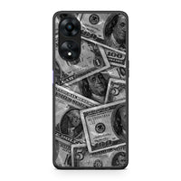 Thumbnail for Θήκη Oppo A78 Money Dollars από τη Smartfits με σχέδιο στο πίσω μέρος και μαύρο περίβλημα | Oppo A78 Money Dollars Case with Colorful Back and Black Bezels
