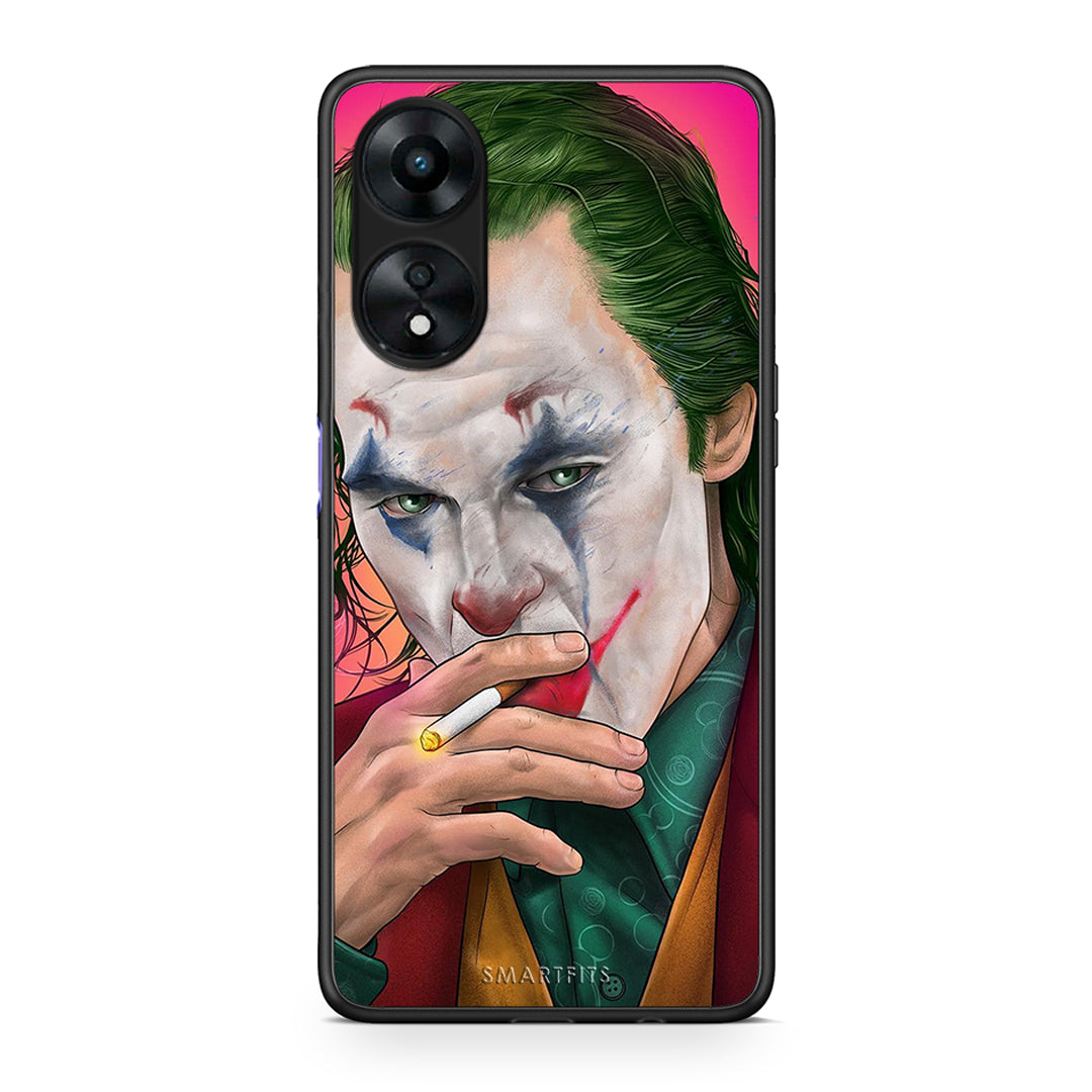 Θήκη Oppo A78 PopArt JokesOnU από τη Smartfits με σχέδιο στο πίσω μέρος και μαύρο περίβλημα | Oppo A78 PopArt JokesOnU Case with Colorful Back and Black Bezels